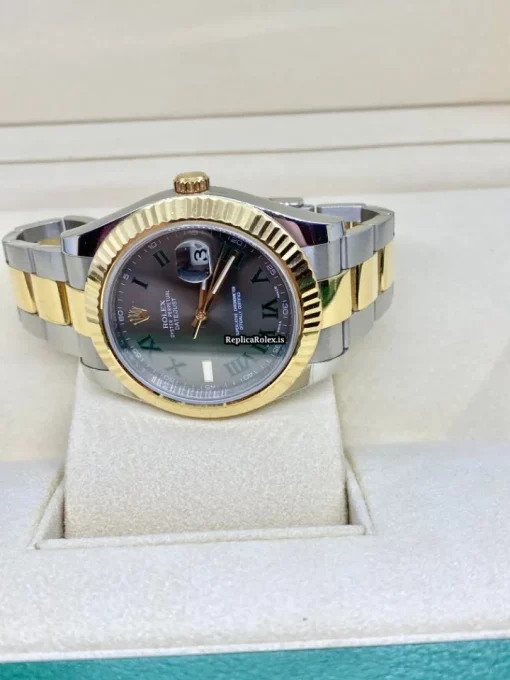 Trustworthy Replica Rolex Datejust II 116333 Caliber 3136 Automatic Movement 41mm Gold/steel Case Mens/unisex Watch - Image 9