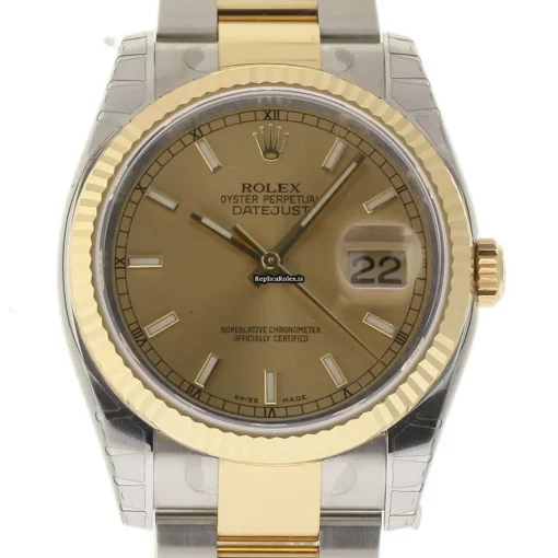 Fine Fake Rolex Datejust 116233 Caliber 3135 Automatic Movement 36mm Steel Case Mens/unisex Watch