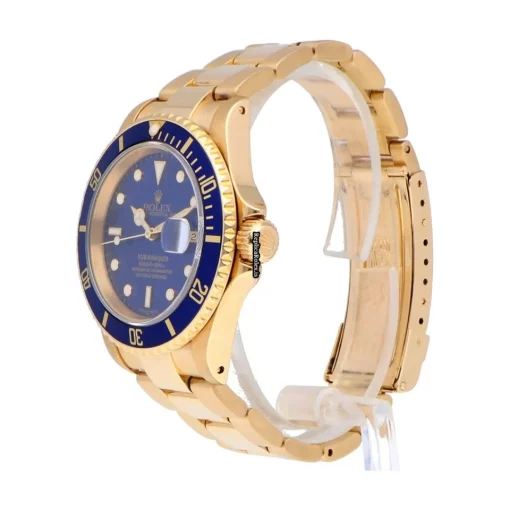 Fine Replica Rolex Submariner Date 16618 Caliber 3135 Automatic Movement 40mm Yellow Gold Case Mens/unisex Watch - Image 2