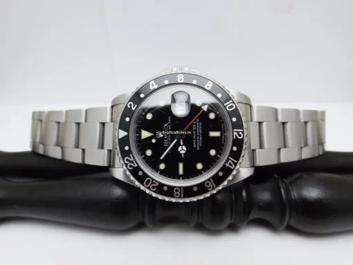 Cool Fake Rolex Gmt-master II 16710 Caliber 3185 Automatic Movement 40mm Steel Case Mens/unisex Watch - Image 11