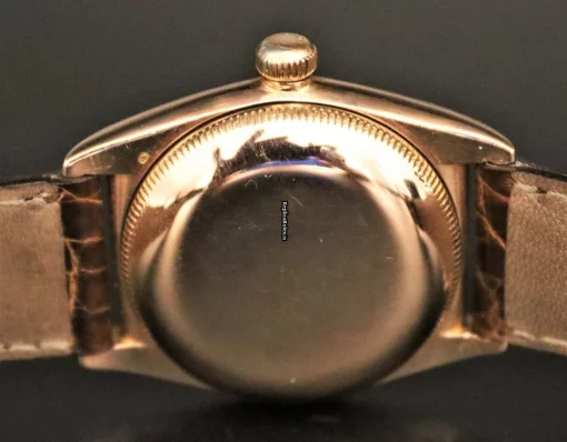 Cool Replica Rolex Bubble Back 3372 Cosc Automatic Movement 31mm Rose Gold Case Mens/unisex Watch - Image 12