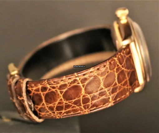 Cool Replica Rolex Bubble Back 3372 Cosc Automatic Movement 31mm Rose Gold Case Mens/unisex Watch - Image 7