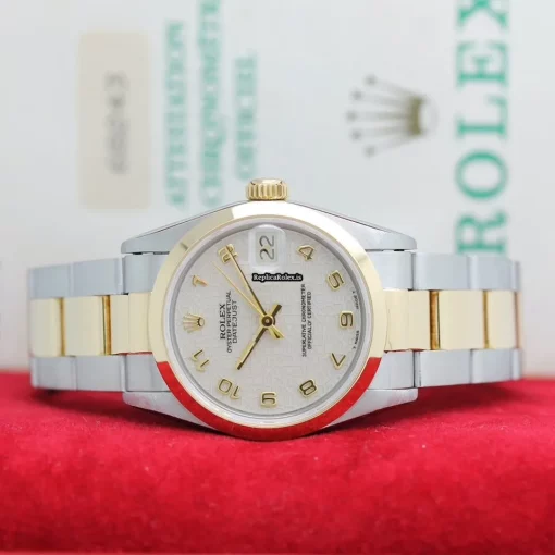 Trustworthy Copy Rolex Datejust 68243 Caliber 2135 Automatic Movement 31mm Gold/steel Case Womens Watch
