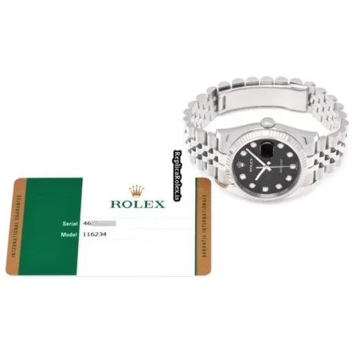 Defect Fake Rolex Datejust 116234g Automatic Movement 36mm Steel Case Watch - Image 5