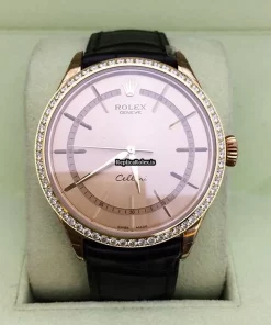 1:1 Replica Rolex Cellini Time 50705rbr Automatic Movement 39mm Rose Gold Case Mens/unisex Watch