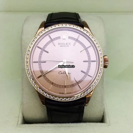 1:1 Replica Rolex Cellini Time 50705rbr Automatic Movement 39mm Rose Gold Case Mens/unisex Watch