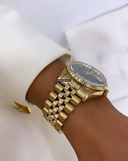 Popular Fake Rolex Datejust 16238 Caliber 3135 Automatic Movement 36mm Yellow Gold Case Mens/unisex Watch - Image 11