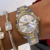 Trustworthy Replica Rolex Lady-datejust 279173 Caliber 2236 Automatic Movement 28mm Gold/steel Case Womens Watch