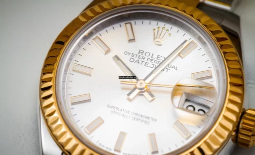 Trustworthy Replica Rolex Lady-datejust 279173 Caliber 2236 Automatic Movement 28mm Gold/steel Case Womens Watch - Image 2