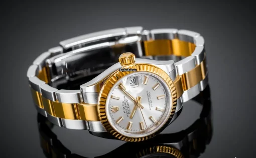 Trustworthy Replica Rolex Lady-datejust 279173 Caliber 2236 Automatic Movement 28mm Gold/steel Case Womens Watch - Image 4