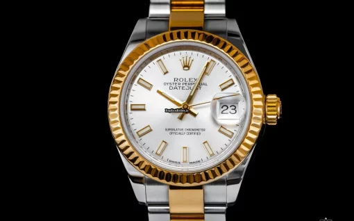 Trustworthy Replica Rolex Lady-datejust 279173 Caliber 2236 Automatic Movement 28mm Gold/steel Case Womens Watch - Image 6