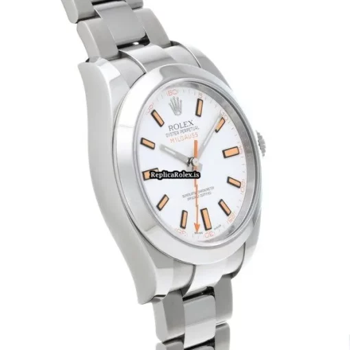 Quality Fake Rolex Milgauss 116400 Caliber 3131 Automatic Movement 40mm Steel Case Watch - Image 3