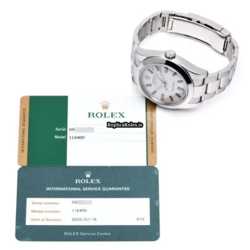 Quality Fake Rolex Milgauss 116400 Caliber 3131 Automatic Movement 40mm Steel Case Watch - Image 5