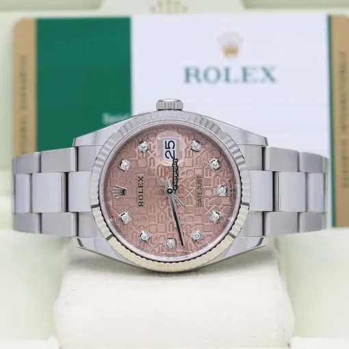 Pleasing Fake Rolex Datejust 126234 Caliber 3235 Automatic Movement 36mm Steel Case Womens Watch