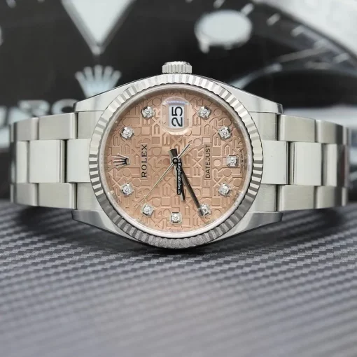 Pleasing Fake Rolex Datejust 126234 Caliber 3235 Automatic Movement 36mm Steel Case Womens Watch - Image 2