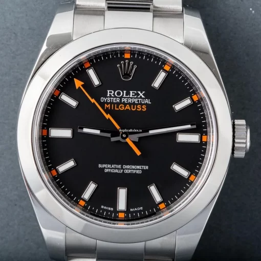Design Replica Rolex Milgauss 116400 Caliber 3131 Automatic Movement 40mm Steel Case Mens/unisex Watch - Image 2