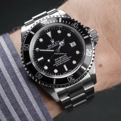 Amazing Replica Rolex Sea-dweller 4000 16600 Automatic Movement 40mm Steel Case Mens/unisex Watch - Image 13