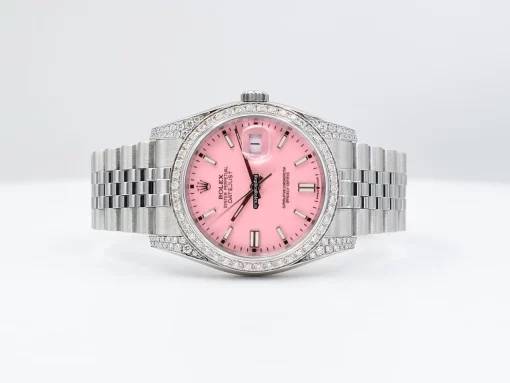 Fabulous Replica Rolex Datejust Caliber 3135 Automatic Movement 36mm Steel Case Mens/unisex Watch - Image 2