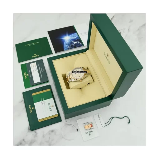 Lovely Replica Rolex Datejust II 126331 Caliber 3235 Automatic Movement 41mm Gold/steel Case Mens/unisex Watch - Image 7