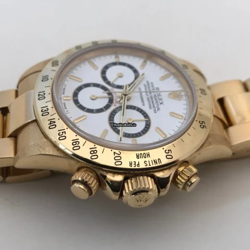 Design Replica Rolex Daytona 16528 Caliber 4030 Automatic Movement 40mm Yellow Gold Case Mens/unisex Watch - Image 11