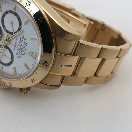 Design Replica Rolex Daytona 16528 Caliber 4030 Automatic Movement 40mm Yellow Gold Case Mens/unisex Watch - Image 12