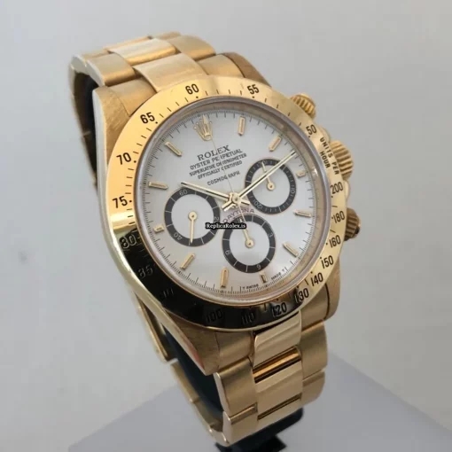Design Replica Rolex Daytona 16528 Caliber 4030 Automatic Movement 40mm Yellow Gold Case Mens/unisex Watch - Image 4