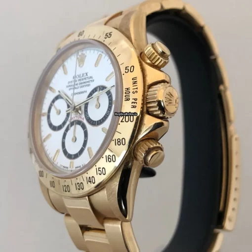 Design Replica Rolex Daytona 16528 Caliber 4030 Automatic Movement 40mm Yellow Gold Case Mens/unisex Watch - Image 5