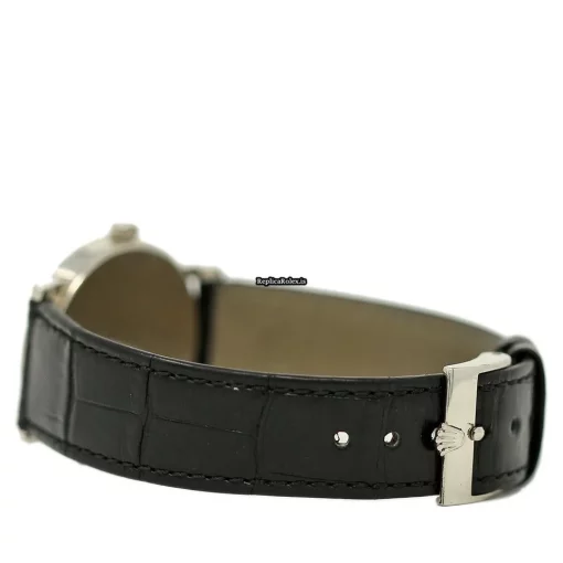 Marvellous Fake Rolex Cellini 5515 Manual Winding Movement 32mm White Gold Case Womens Watch - Image 3