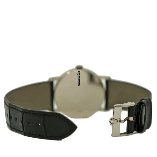 Marvellous Fake Rolex Cellini 5515 Manual Winding Movement 32mm White Gold Case Womens Watch - Image 4