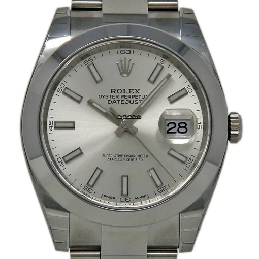 Terrific Knockoff Rolex Datejust 126300 Caliber 3235 Automatic Movement 41mm Steel Case Mens/unisex Watch