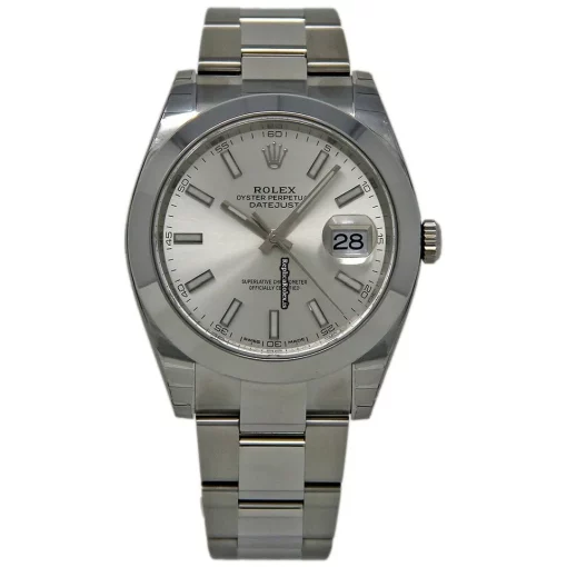 Terrific Knockoff Rolex Datejust 126300 Caliber 3235 Automatic Movement 41mm Steel Case Mens/unisex Watch - Image 2