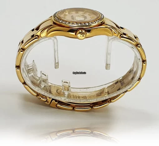 Incredible Copy Rolex Lady-datejust Pearlmaster 69318 Caliber 2135 Automatic Movement 29mm Yellow Gold Case Womens Watch - Image 5