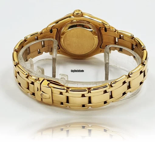 Incredible Copy Rolex Lady-datejust Pearlmaster 69318 Caliber 2135 Automatic Movement 29mm Yellow Gold Case Womens Watch - Image 6