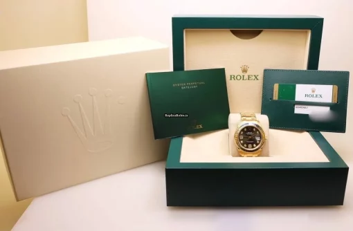 Cool Replica Rolex Pearlmaster 86348 Automatic Movement 39mm Yellow Gold Case Womens Watch - Image 2
