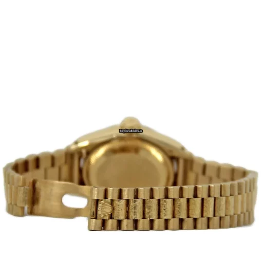 1:1 Fakes Rolex Lady-datejust 6917 Automatic Movement 26mm Yellow Gold Case Womens Watch - Image 3