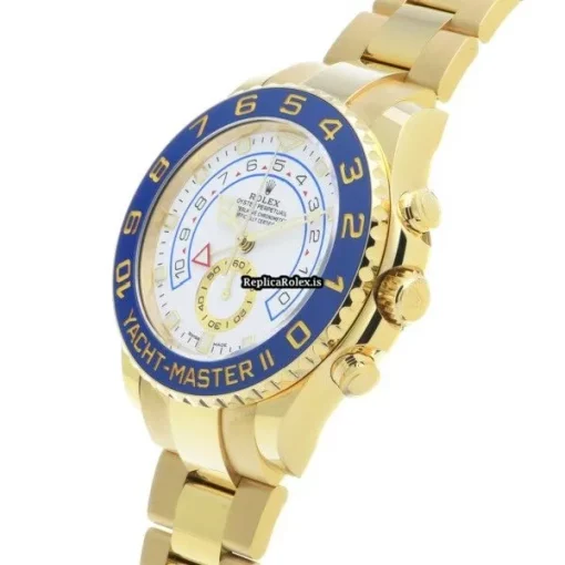 Unique Replica Rolex Yacht-master II 116688 Caliber 4161 Automatic Movement 44mm Yellow Gold Case Watch - Image 2