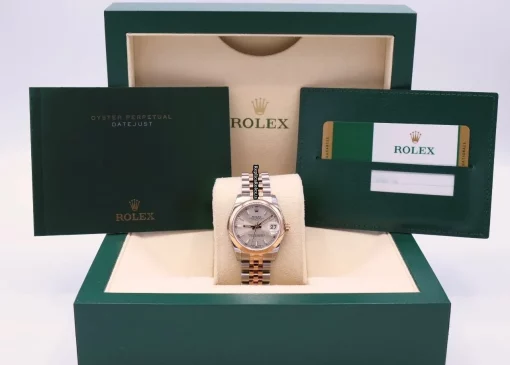 Design Knockoff Rolex Lady-datejust 178241 Automatic Movement 31mm Gold/steel Case Womens Watch - Image 2