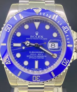 Attractive Fake Rolex Submariner Date 116619lb Caliber 3135 Automatic Movement 40mm White Gold Case Mens/unisex Watch