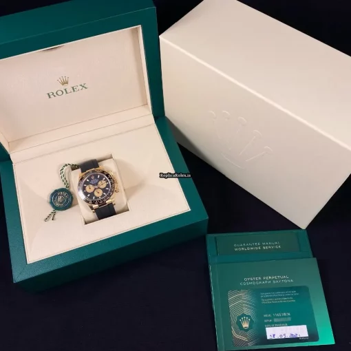 Defect Replica Rolex Daytona 116518ln-0039 Caliber 4130 Automatic Movement 40x46mm Yellow Gold Case Mens/unisex Watch - Image 15