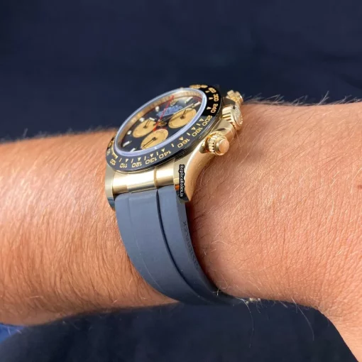 Defect Replica Rolex Daytona 116518ln-0039 Caliber 4130 Automatic Movement 40x46mm Yellow Gold Case Mens/unisex Watch - Image 4