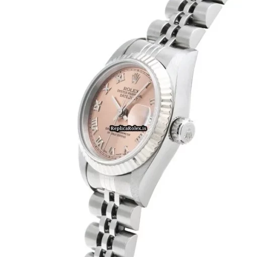 Beautiful Replica Rolex Lady-datejust 69174 Automatic Movement 26mm Steel Case Womens Watch - Image 2