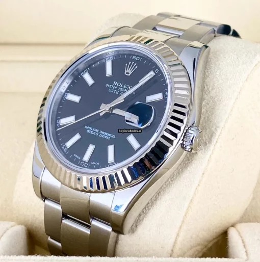 Aaa Replica Rolex Datejust II 116334 Caliber 3136 Automatic Movement 41mm Steel Case Mens/unisex Watch - Image 5