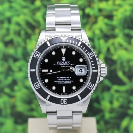 Durable Replica Rolex Submariner Date 16610 Caliber 3135 Automatic Movement 40mm Steel Case Mens/unisex Watch - Image 3