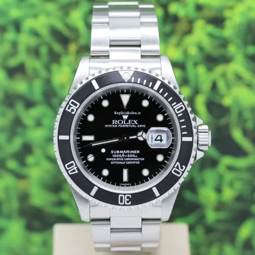 Durable Replica Rolex Submariner Date 16610 Caliber 3135 Automatic Movement 40mm Steel Case Mens/unisex Watch - Image 4