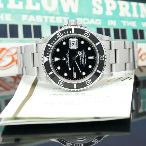 Durable Replica Rolex Submariner Date 16610 Caliber 3135 Automatic Movement 40mm Steel Case Mens/unisex Watch - Image 5