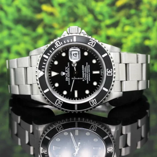 Durable Replica Rolex Submariner Date 16610 Caliber 3135 Automatic Movement 40mm Steel Case Mens/unisex Watch - Image 6