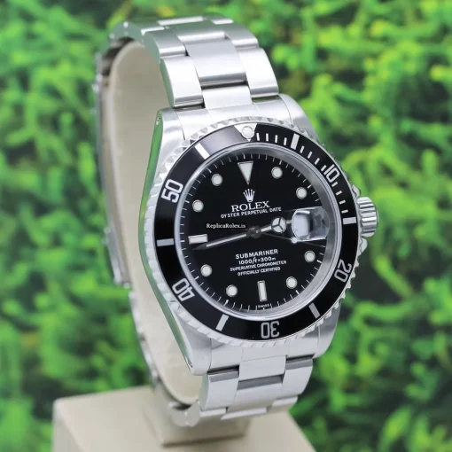 Durable Replica Rolex Submariner Date 16610 Caliber 3135 Automatic Movement 40mm Steel Case Mens/unisex Watch - Image 7