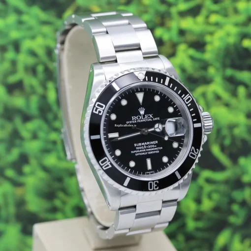 Durable Replica Rolex Submariner Date 16610 Caliber 3135 Automatic Movement 40mm Steel Case Mens/unisex Watch - Image 8