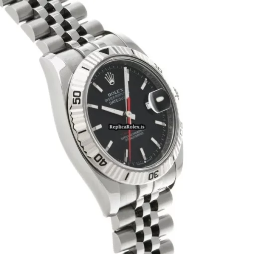 Mind-boggling Replica Rolex Datejust Turn-o-graph 116264 Caliber 3135 Automatic Movement 36mm Steel Case Watch - Image 3