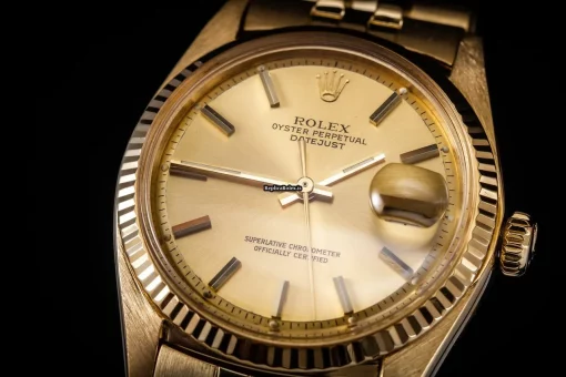 Wonderful Replica Rolex Datejust 1601 Caliber 1570 Automatic Movement 36mm Yellow Gold Case Mens/unisex Watch - Image 2